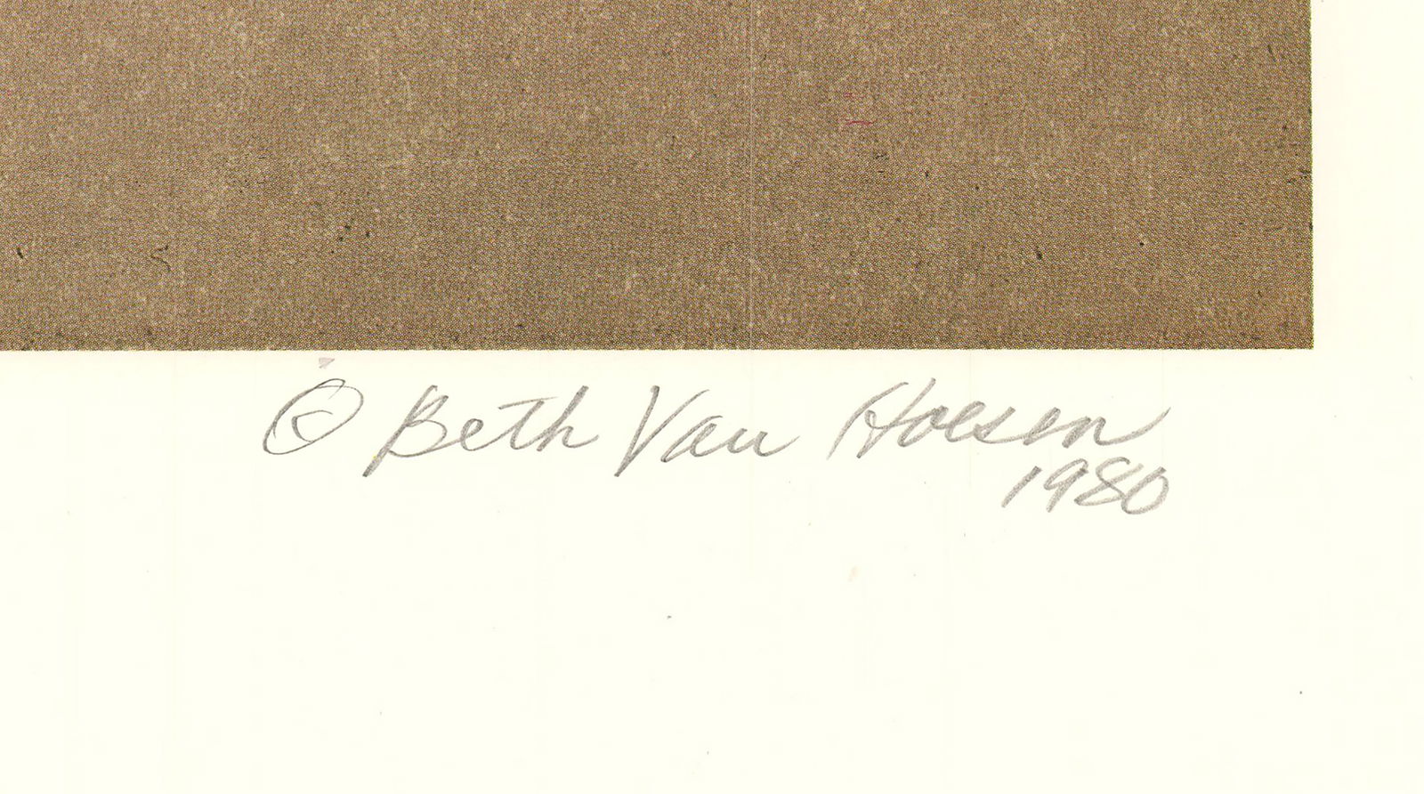 Beth Van Hoesen - Prints, Drawings, Watercolors - 1980 Offset Lithograph - SIGNED 24" x 18" - 5