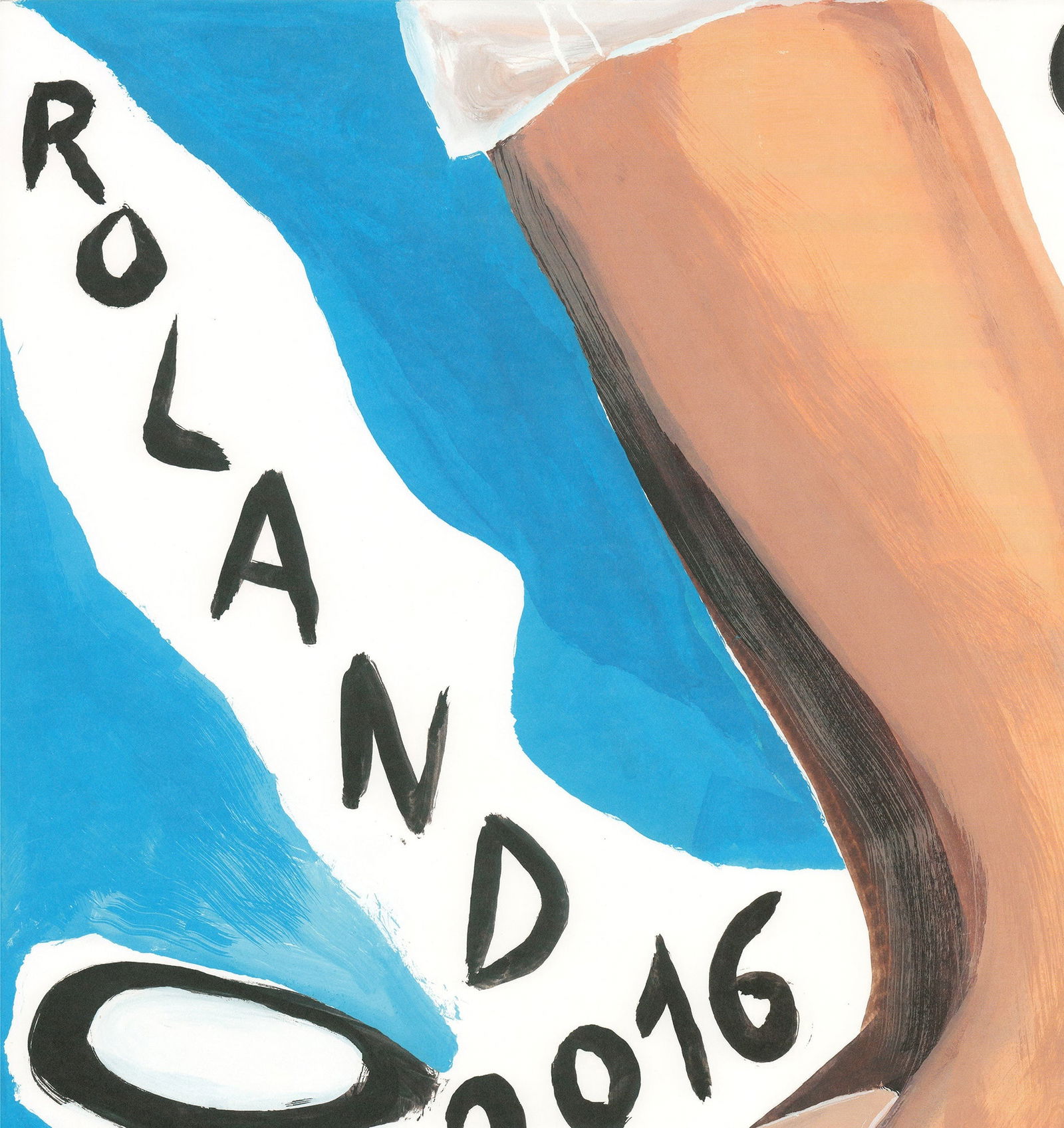 Marc Desgrandchamps - Roland Garros French Open - 2016 Offset Lithograph 31" x 23" - 2