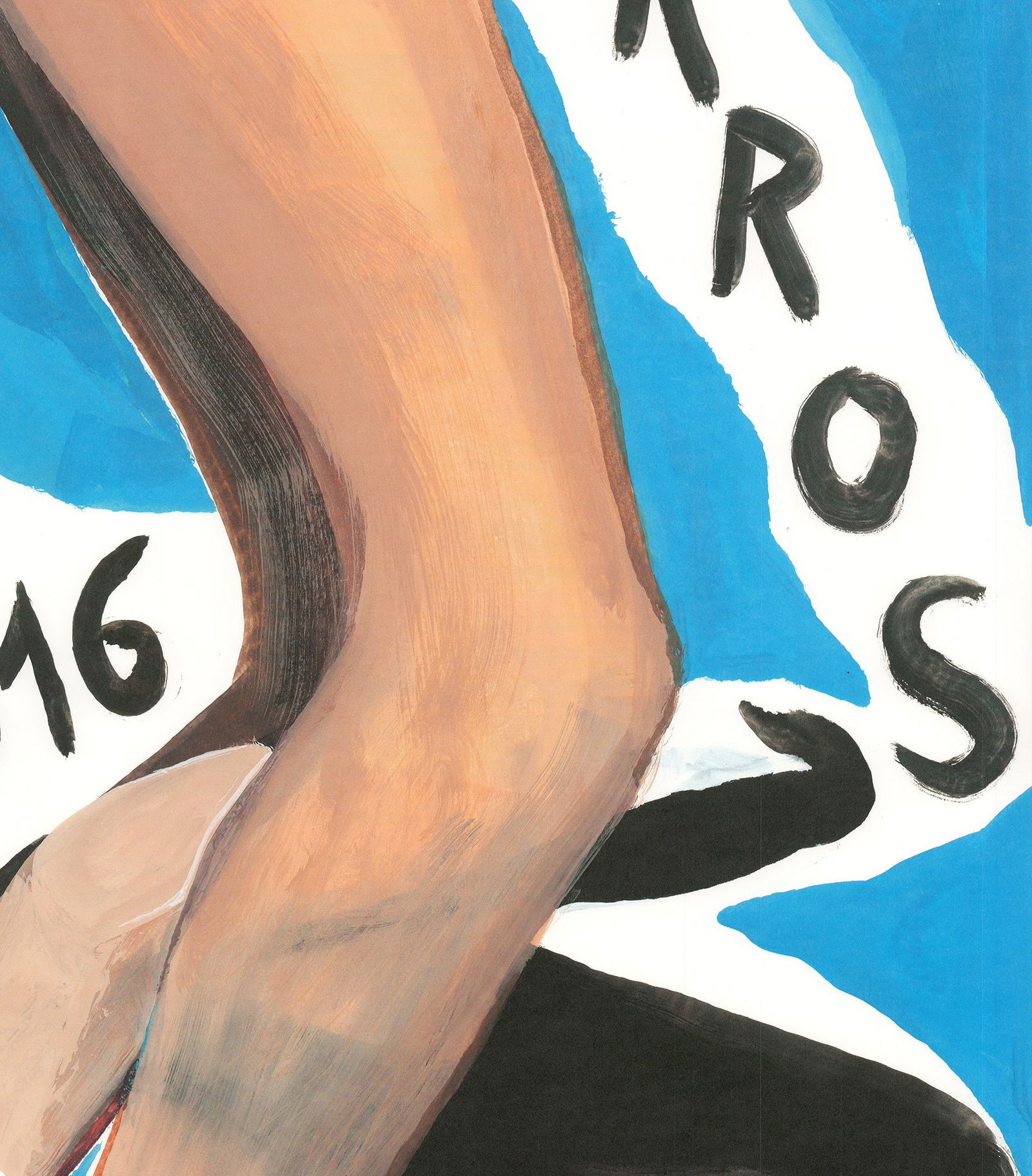 Marc Desgrandchamps - Roland Garros French Open - 2016 Offset Lithograph 31" x 23" - 3