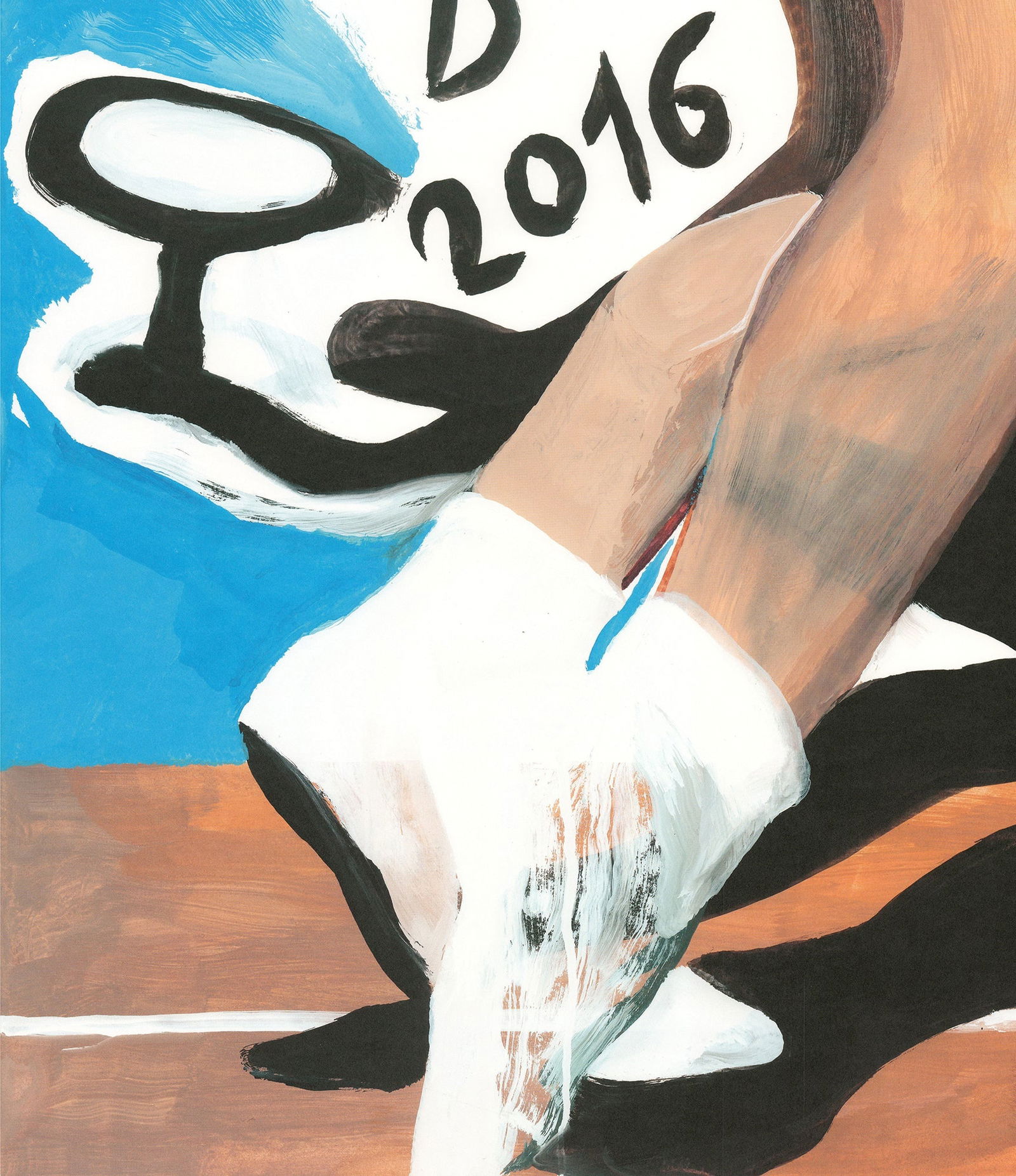 Marc Desgrandchamps - Roland Garros French Open - 2016 Offset Lithograph 31" x 23" - 4