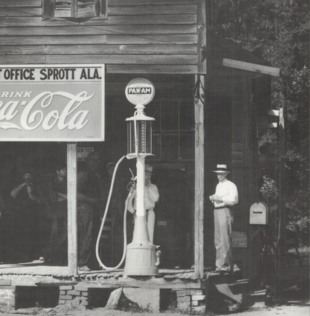 Artist Unknown - Southern Cross Road Grocery Store and Gas Pump - 1994 Offset Lithograph 31.5" x - 3