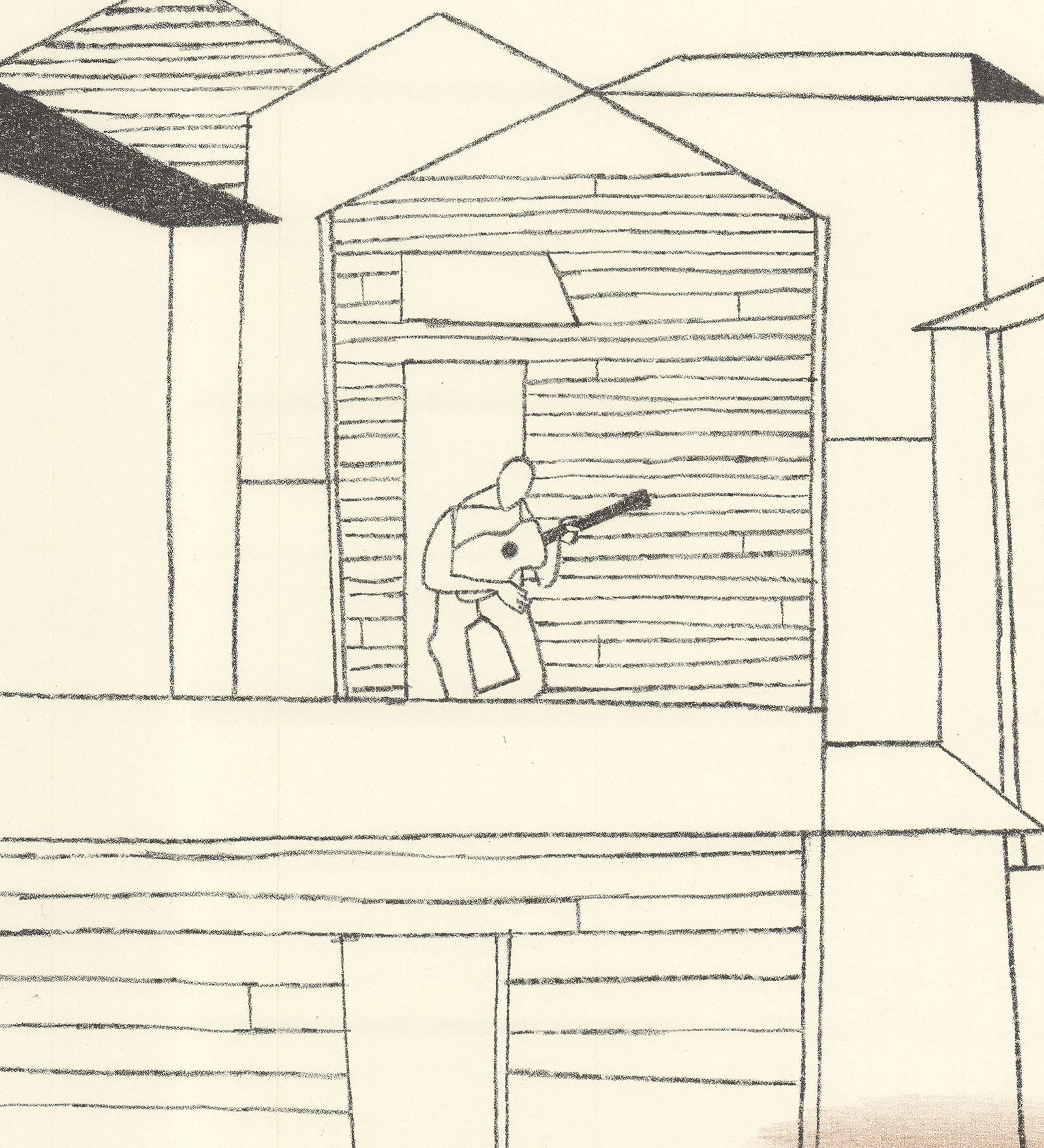 Robert Gwathmey - Terry Dintenfass - 1967 Offset Lithograph 26" x 18" - 4