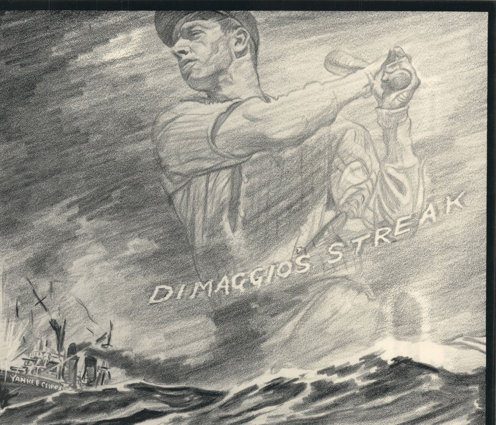 Burris Jenkins - The 57th Game - Offset Lithograph 16" x 18" - 3