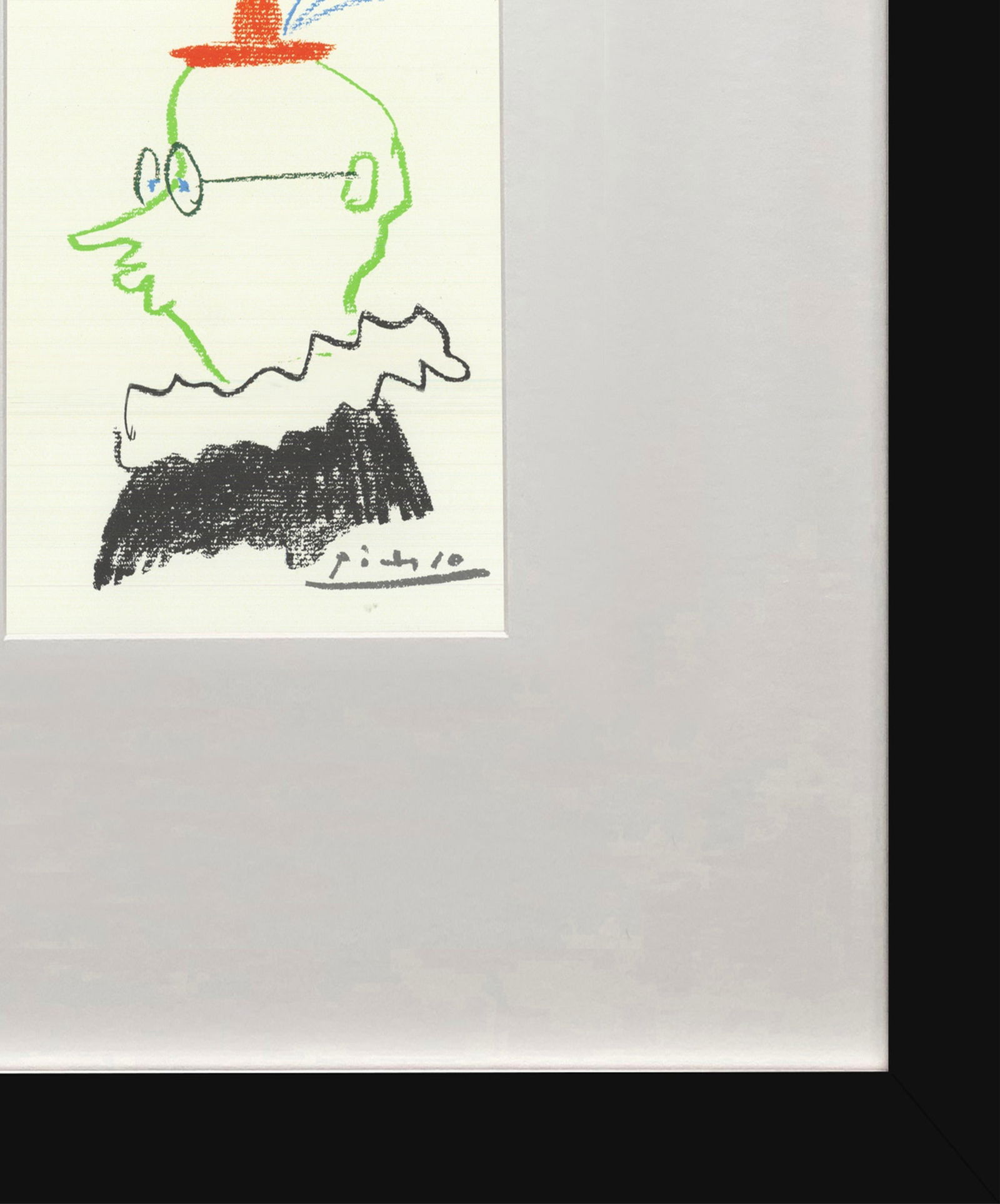 Pablo Picasso - The Friend - 1990 Offset Lithograph 6.75" x 4.75" - 4