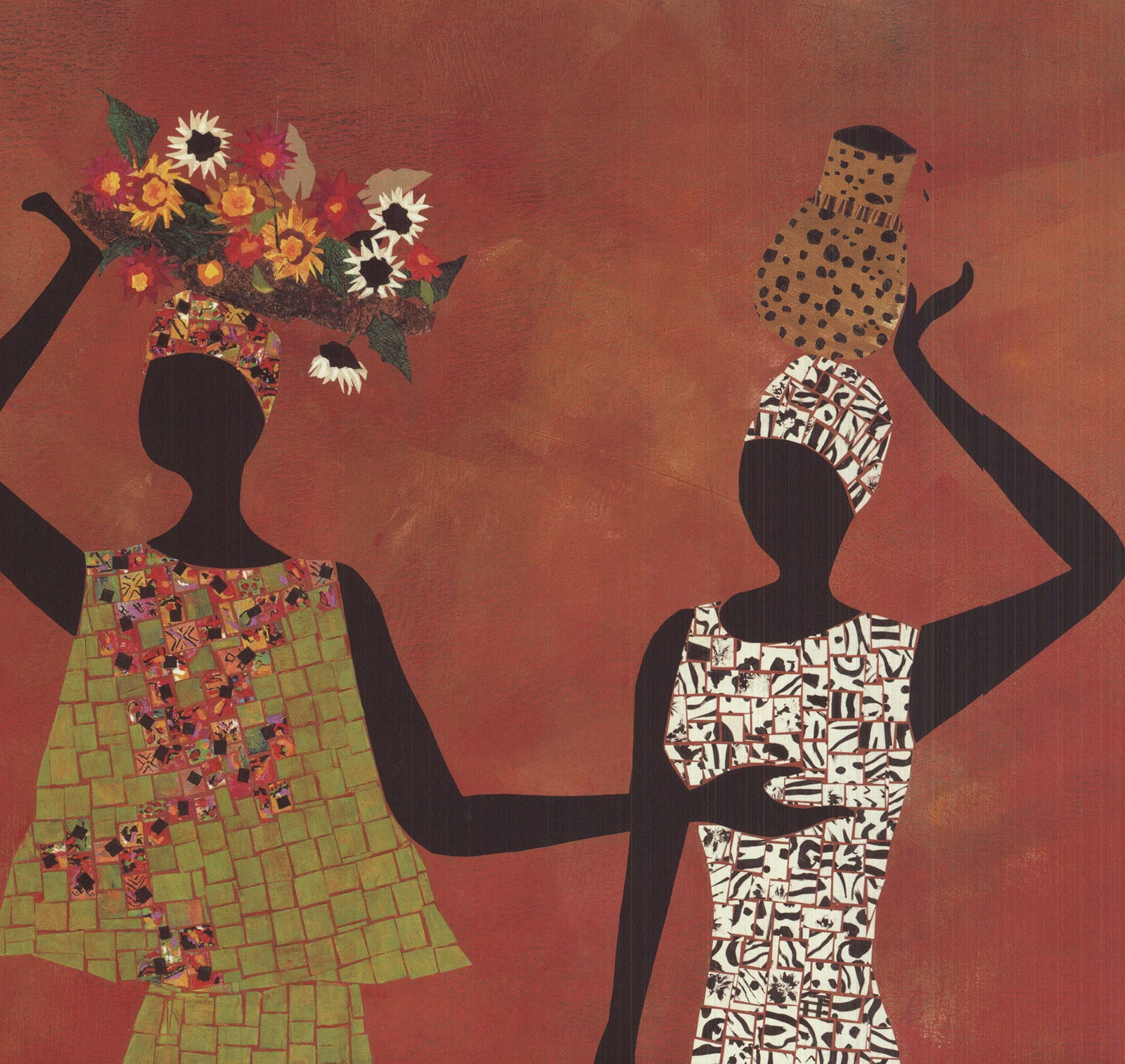 Charleen Martin - Three Sisters - 2002 Offset Lithograph 23.75" x 23.75" - 3