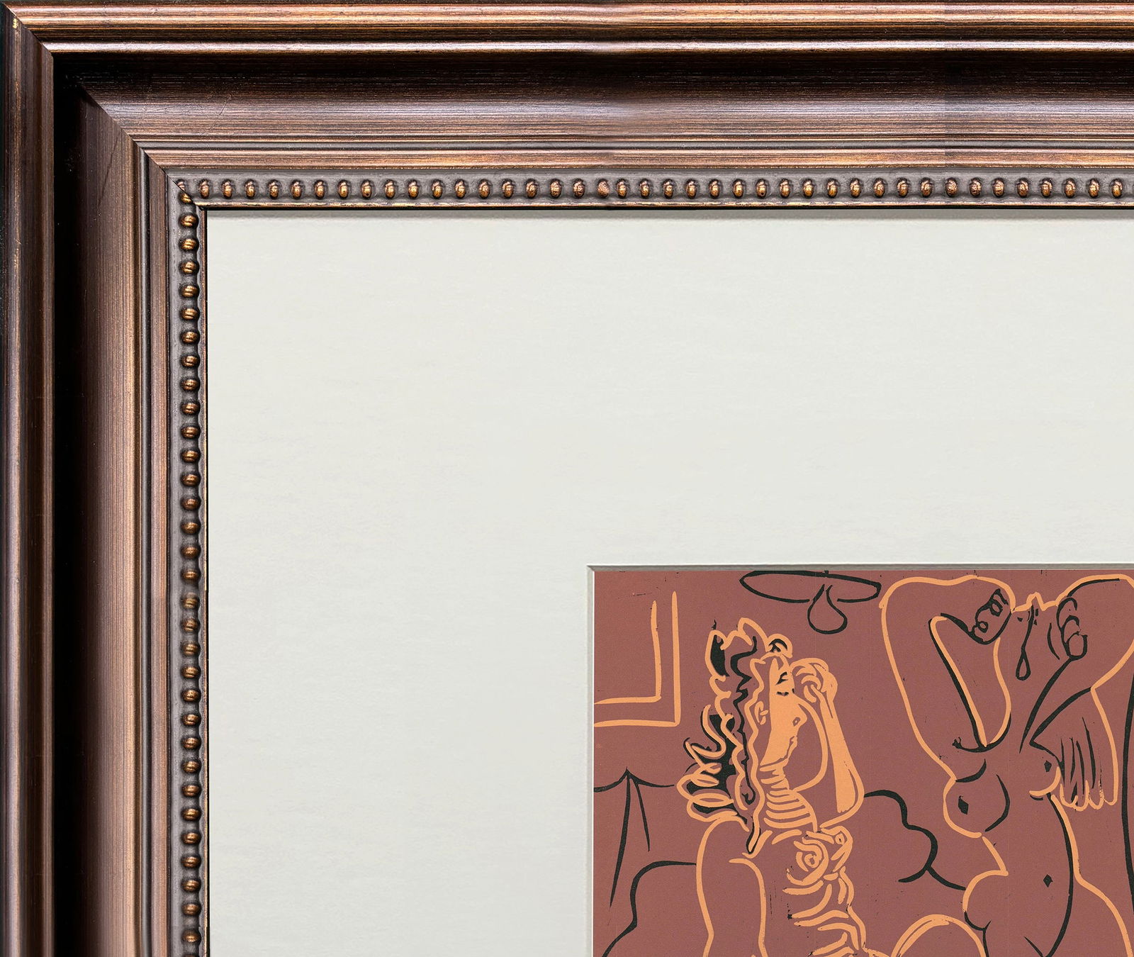 Pablo Picasso - Trois Femmes - 1971 Linocut 7.75" x 9.5" - 3