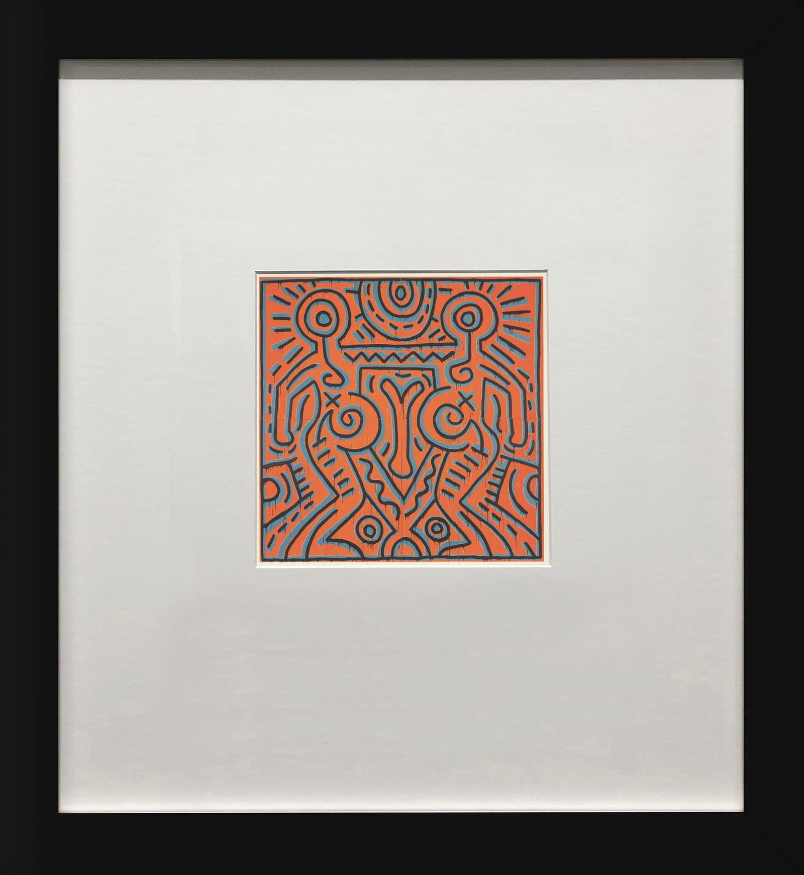 Keith Haring - Untitled, 1984 - 1984 Offset Lithograph 6" x 4.25" (1 of 4)