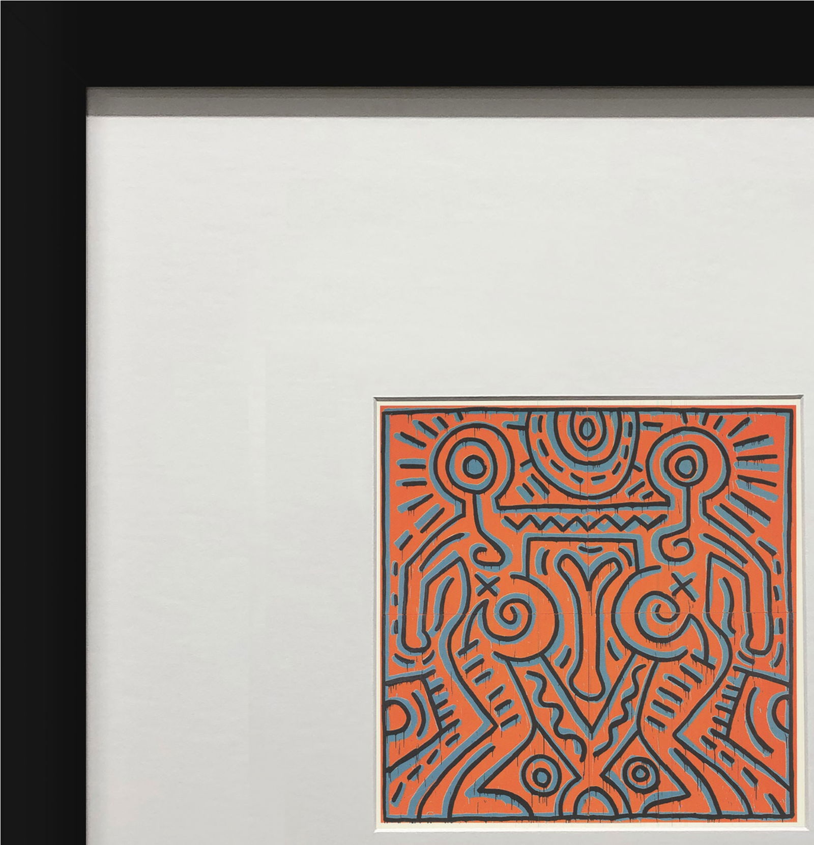Keith Haring - Untitled, 1984 - 1984 Offset Lithograph 6" x 4.25" - 3