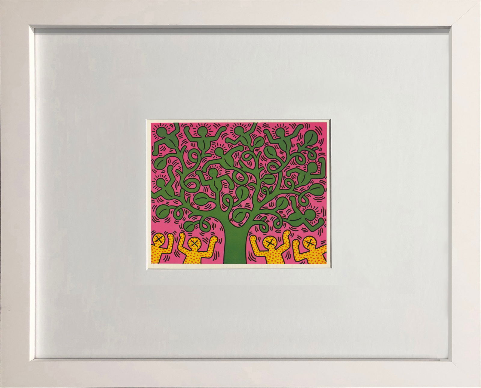 Keith Haring - Untitled, 1985 - 1992 Offset Lithograph 4.25" x 6" (1 of 4)