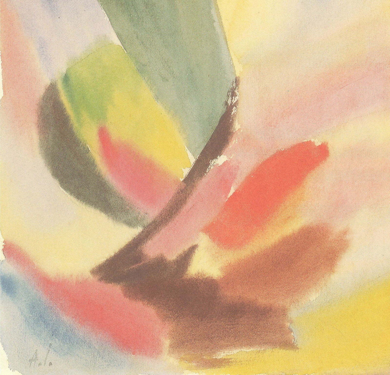 Alexej von Jawlensky - Variation: Lonely Green Tree - 1998 Offset Lithograph 19.75" x 15.75" - 3