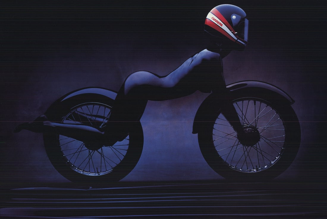 Artist Unknown - Wheels - Offset Lithograph 20" x 28" - 2