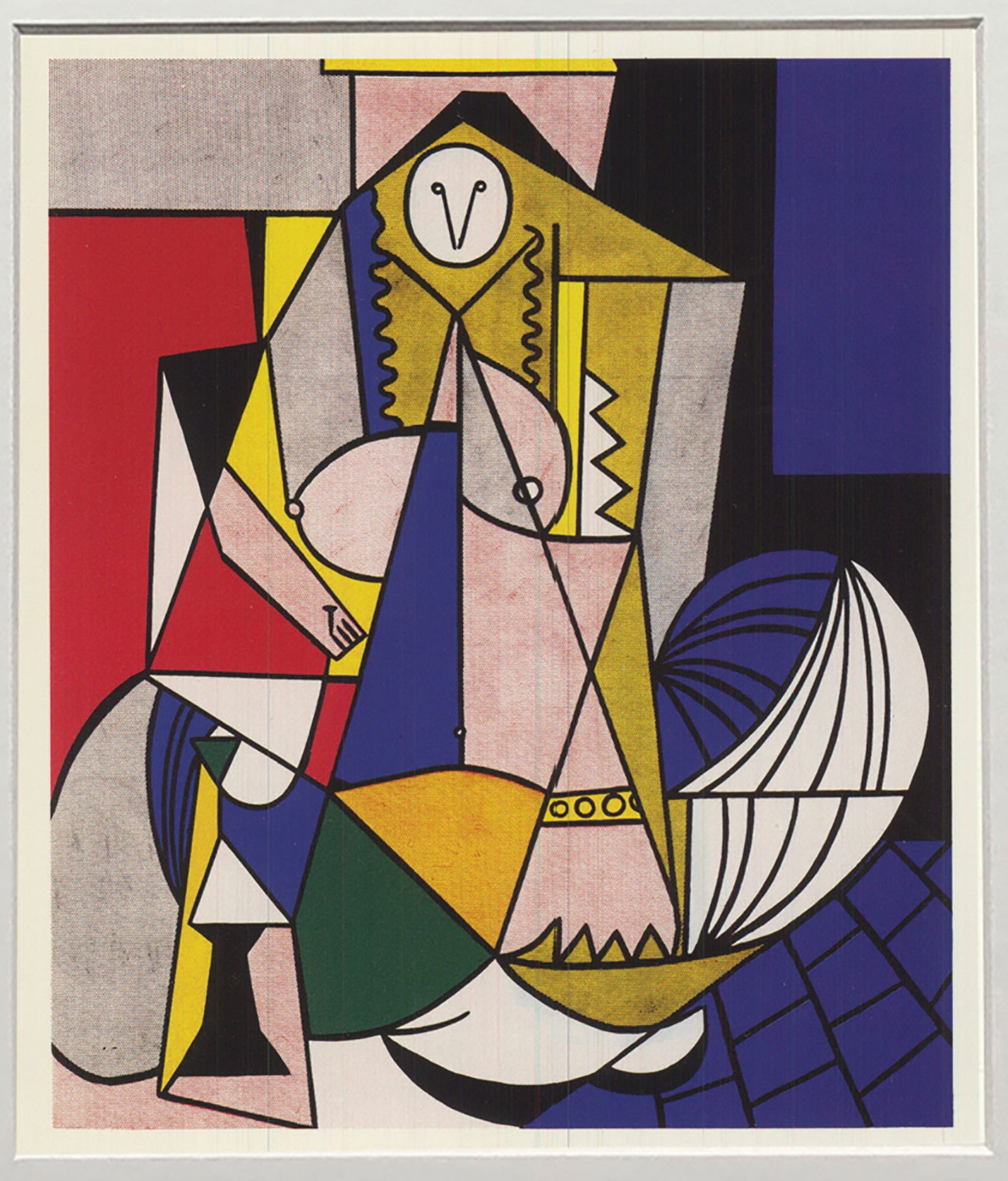 Roy Lichtenstein - Woman from Algiers - 1993 6" x 4.25" - 2