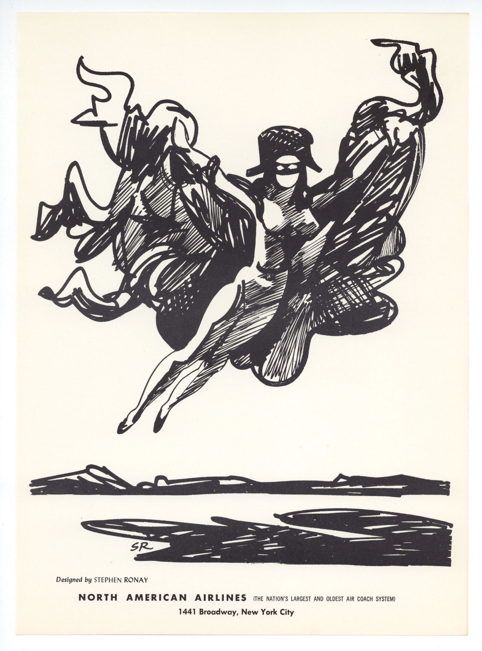 Stephen Ronay original lithograph: Title: Stephen Ronay original lithograph Description: Medium: original lithograph. This lithograph was printed in 1955 for the "Improvisations" portfolio, and published by the Artists Equity