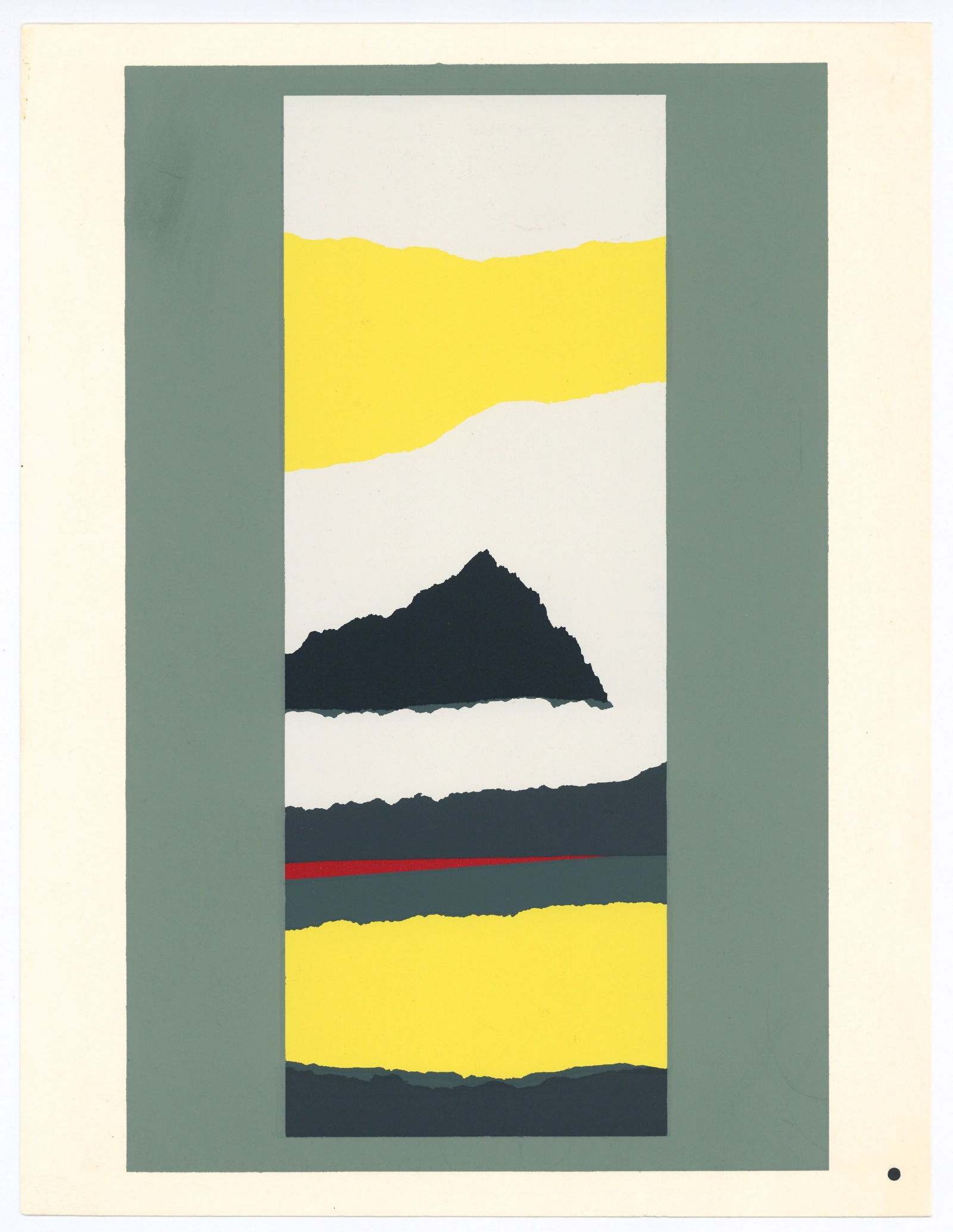 Josef Albers silkscreen | Interaction of Color, 1963: Title: Josef Albers silkscreen | Interaction of Color, 1963 Description: Medium: silkscreen / serigraph. This is one of the silkscreens from the important Josef Albers project "Interaction of Color",