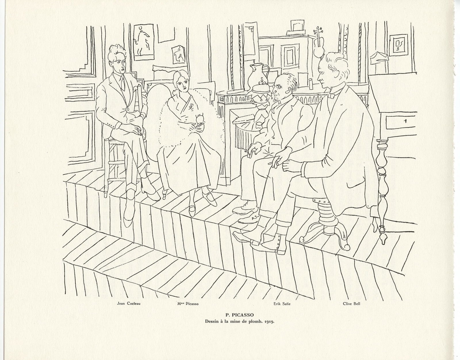 Pablo Picasso (Portraits): Title: Pablo Picasso (Portraits) Description: Medium: collotype (after the drawing). Printed in 1924 and published in Paris by Albert Morance for "L'Art d'Aujourd'hui". The publisher's inscription is