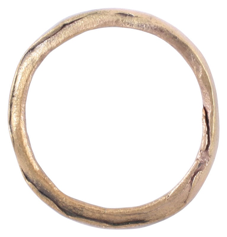 RARE VIKING WEDDING RING 866-1067 AD, SIZE 7 1/4 - 2