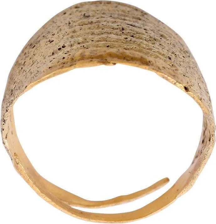 FINE VIKING WARRIOR'S RING 9TH-10TH CENTURY AD, SIZE 10 1/4 - 2