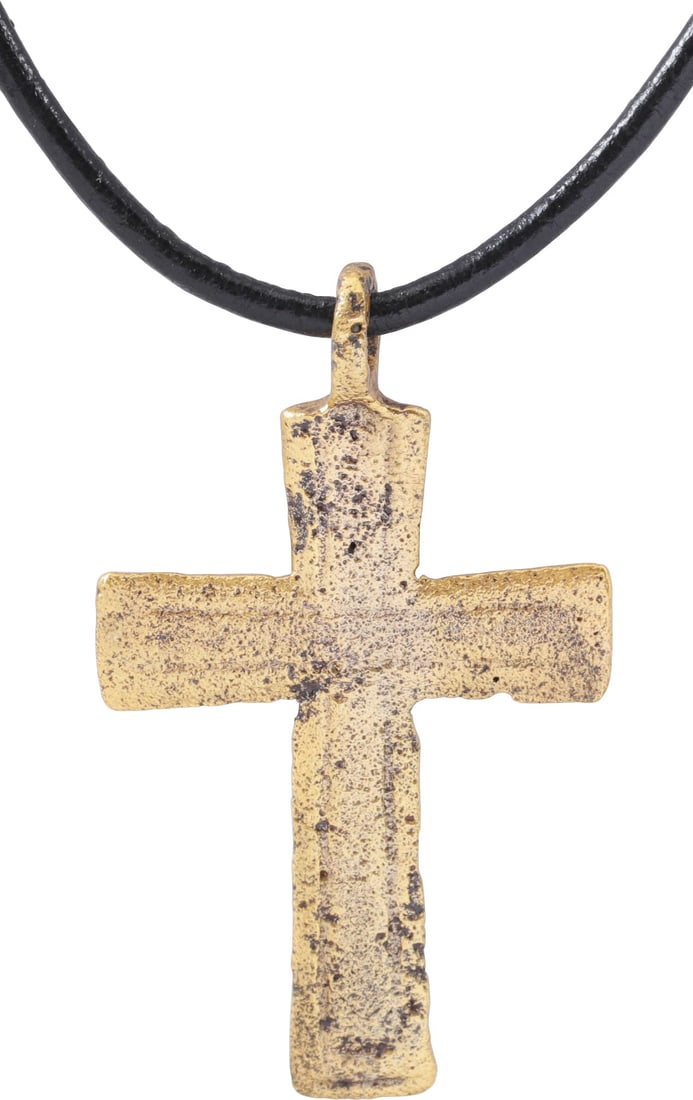 LARGE EASTERN EUROPEAN CROSS NECKLACE, 17TH-18TH CENTURY - 2