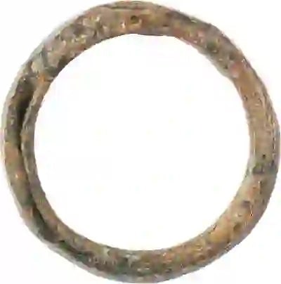 DOUBLY RARE VIKING COPPER WEDDING RING, SIZE 5 1/2 - 2