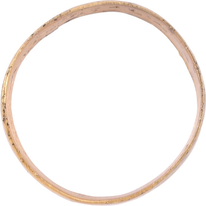 VIKING WOMAN’S WEDDING RING, SIZE 8 1/2. - 2