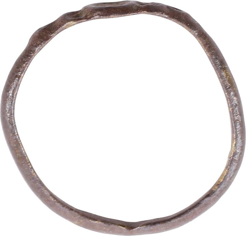 EUROPEAN BETROTHAL RING 9th-12th CENTURY, SIZE 3 - 2