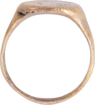 MEDIEVAL EUROPEAN RING C.800AD, SIZE 8 1/2 - 2