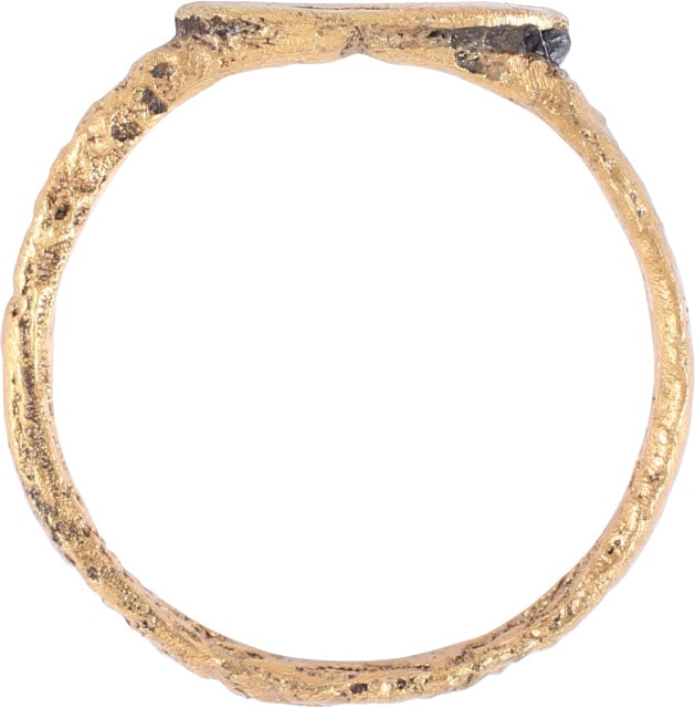 EUROPEAN CHILD'S RING, C1350-1450 SIZE 3 - 2