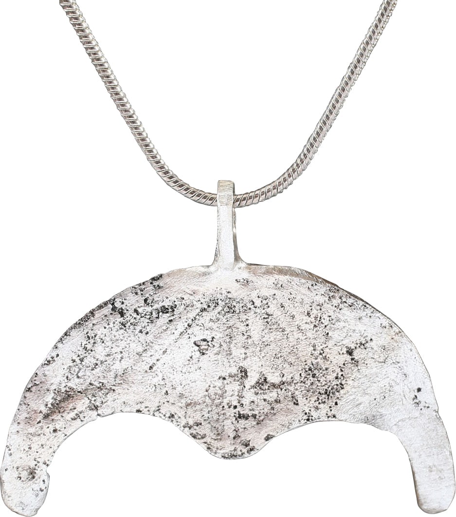 RARE VIKING LUNAR PENDANT NECKLACE, 9TH-10TH CENTURY AD - 2