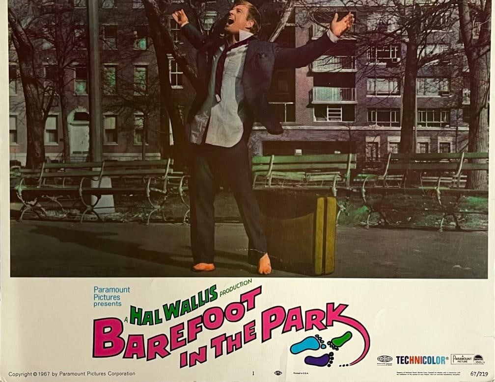 Barefoot In The Park - Original 1967 Lobby Card #1: 1967: Title: Barefoot In The Park - Original 1967 Lobby Card #1: 1967 Description: Barefoot In The Park - Original 1967 Lobby Card #1 Vintage 1967 Lobby Card: Paul, a conservative young lawyer, marries the