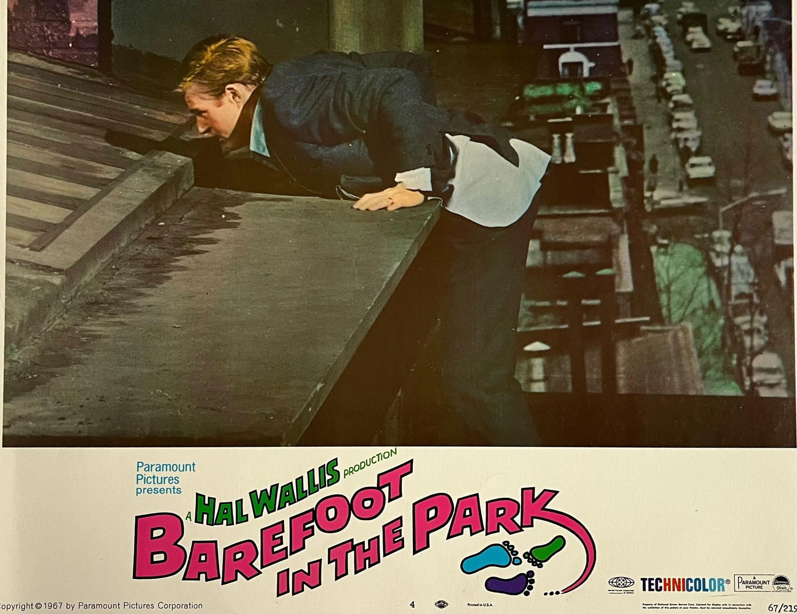 Barefoot In The Park - Original 1967 Lobby Card #4: 1967 - 7