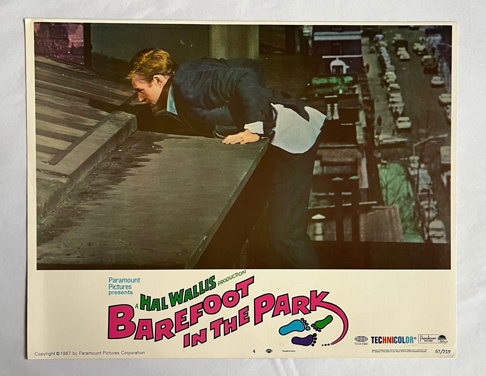 Barefoot In The Park - Original 1967 Lobby Card #4: 1967 - 8