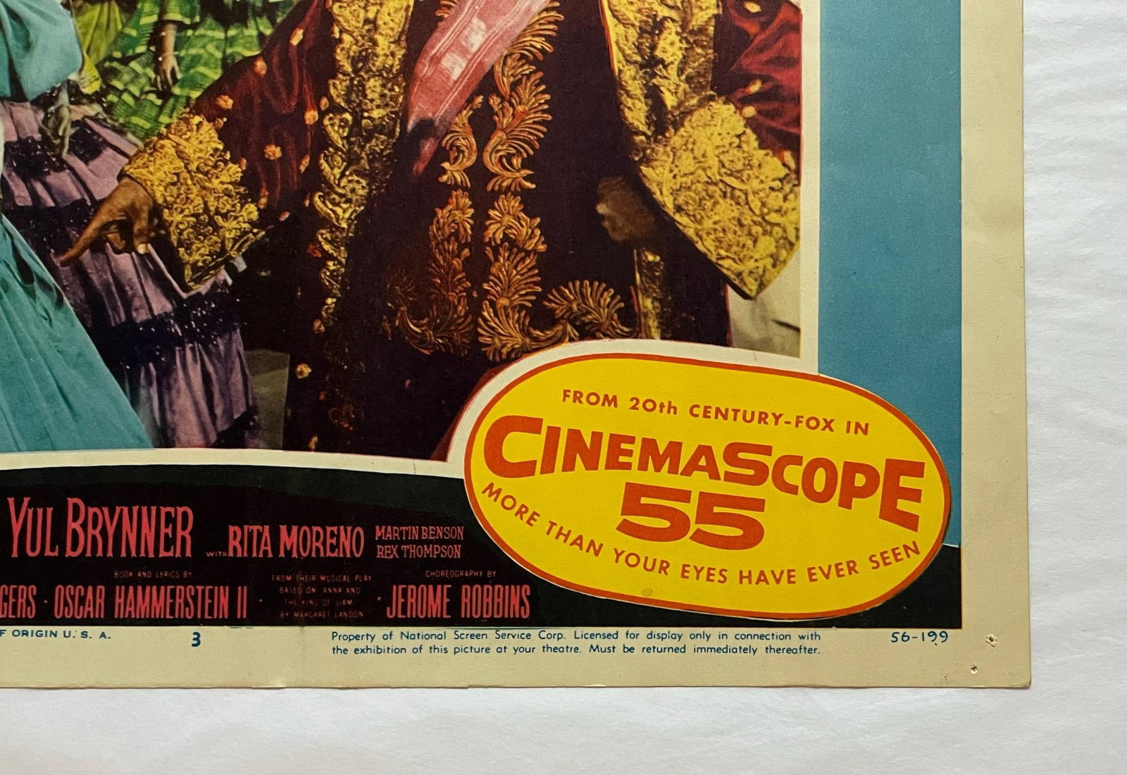 The King and I - Original 1974 Lobby Card #3: 1956 - 16