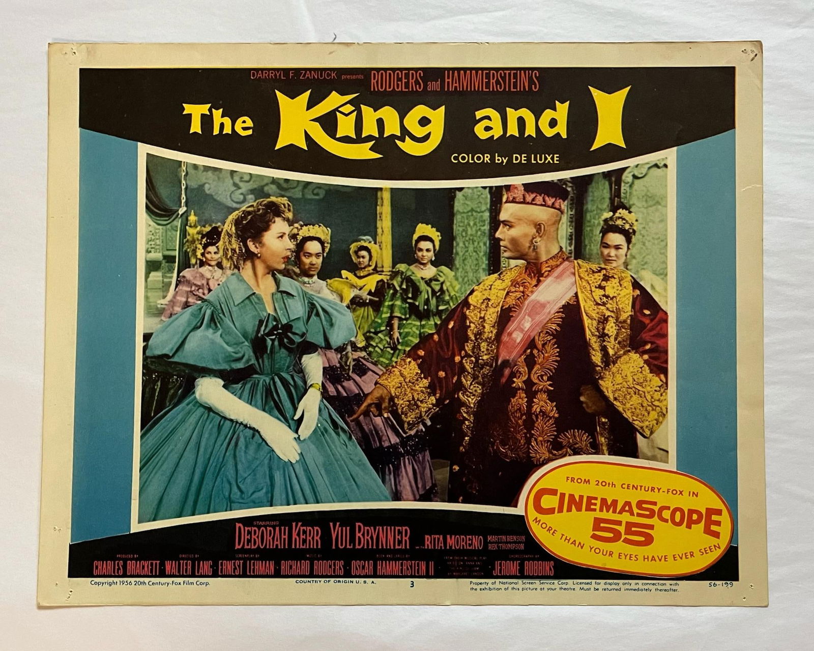 The King and I - Original 1974 Lobby Card #3: 1956 - 8