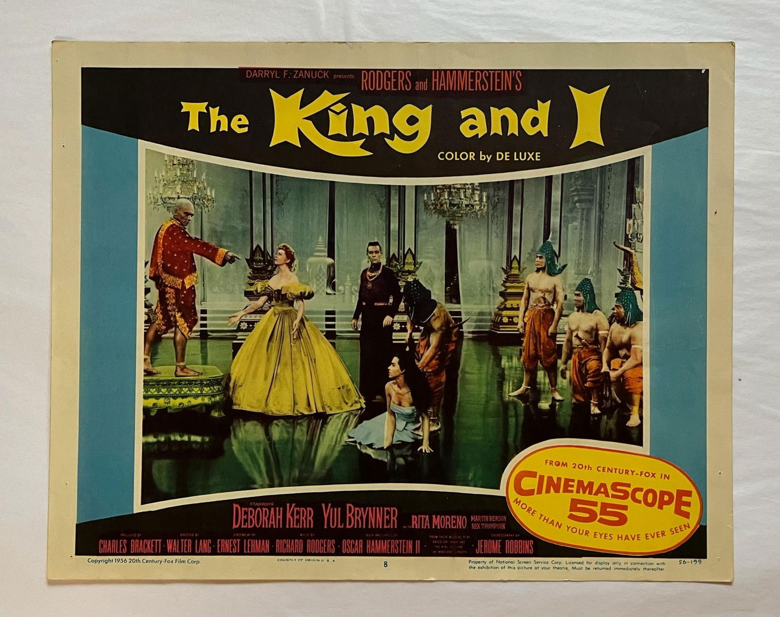 The King and I - Original 1974 Lobby Card #8: 1956 - 3
