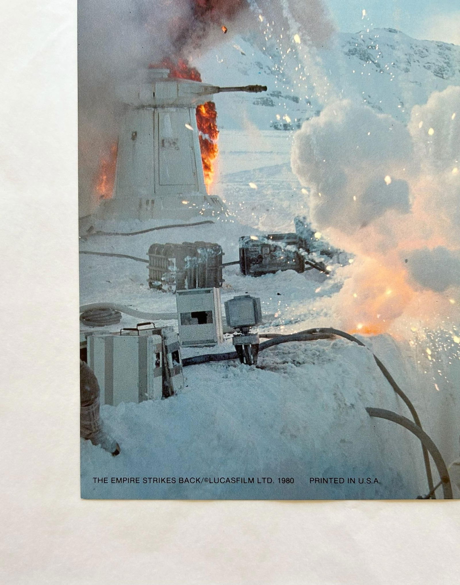 Star Wars: The Empire Strikes Back 1980 Vintage Battle of Hoth Lobby Card: 1980 - 4