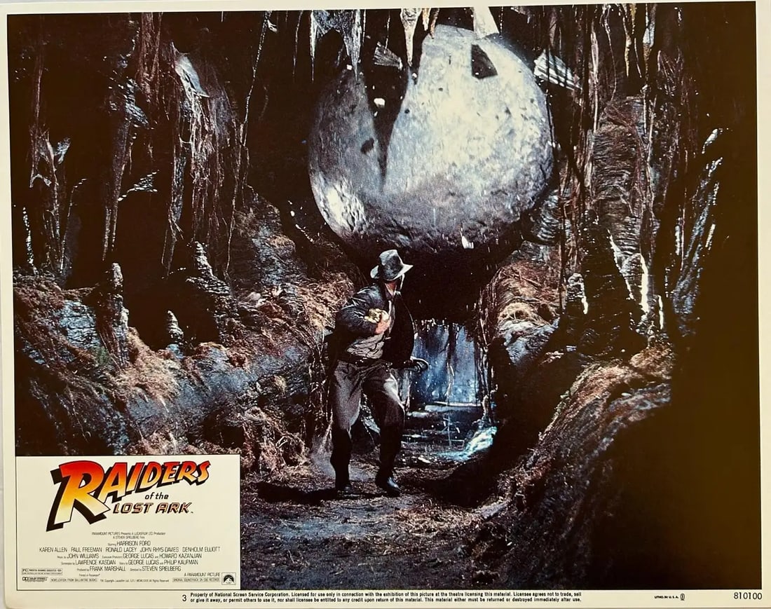 Raiders Of The Lost Ark - Original 1981 Lobby Card #3: 1981: Title: Raiders Of The Lost Ark - Original 1981 Lobby Card #3: 1981 Description: Raiders Of The Lost Ark - Original 1981 Lobby Card #3 Vintage 1981 Indiana Jones Raiders of the Lost Ark lobby card show