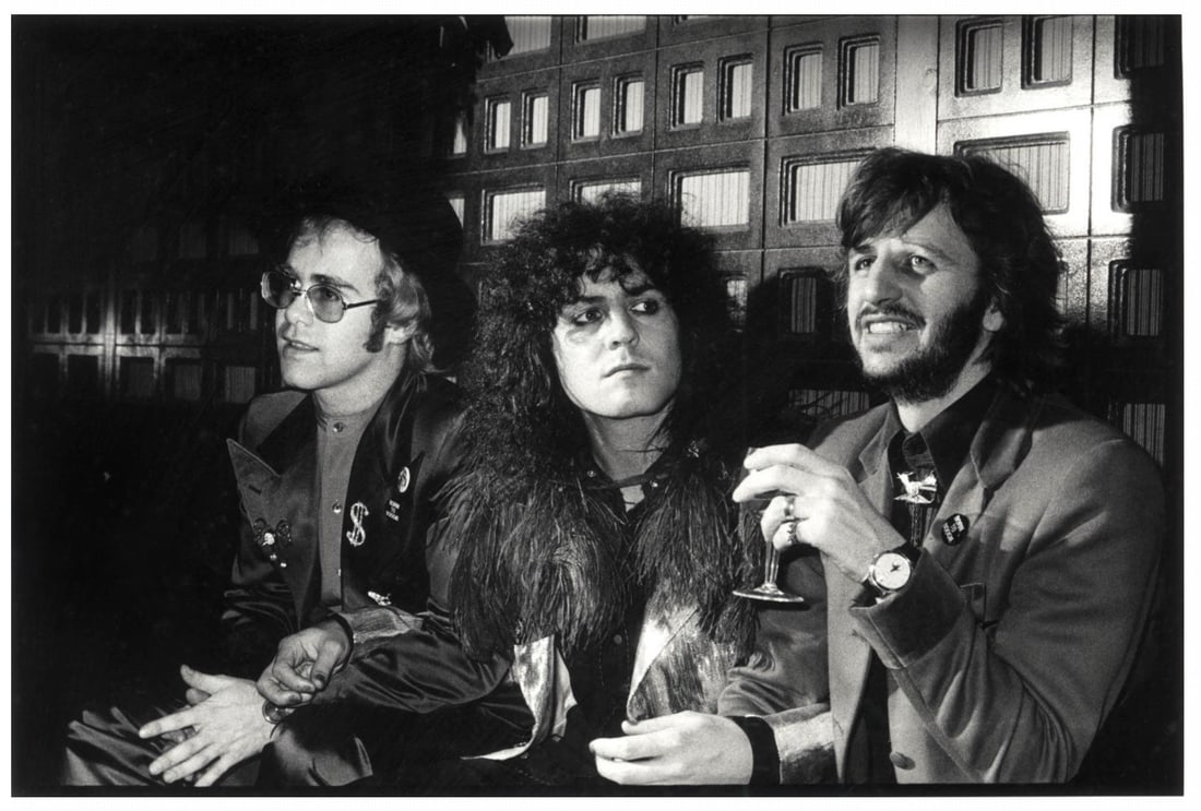 Elton John, Marc Bolan & Ringo Starr 1973: 1973 (printed later) - 3