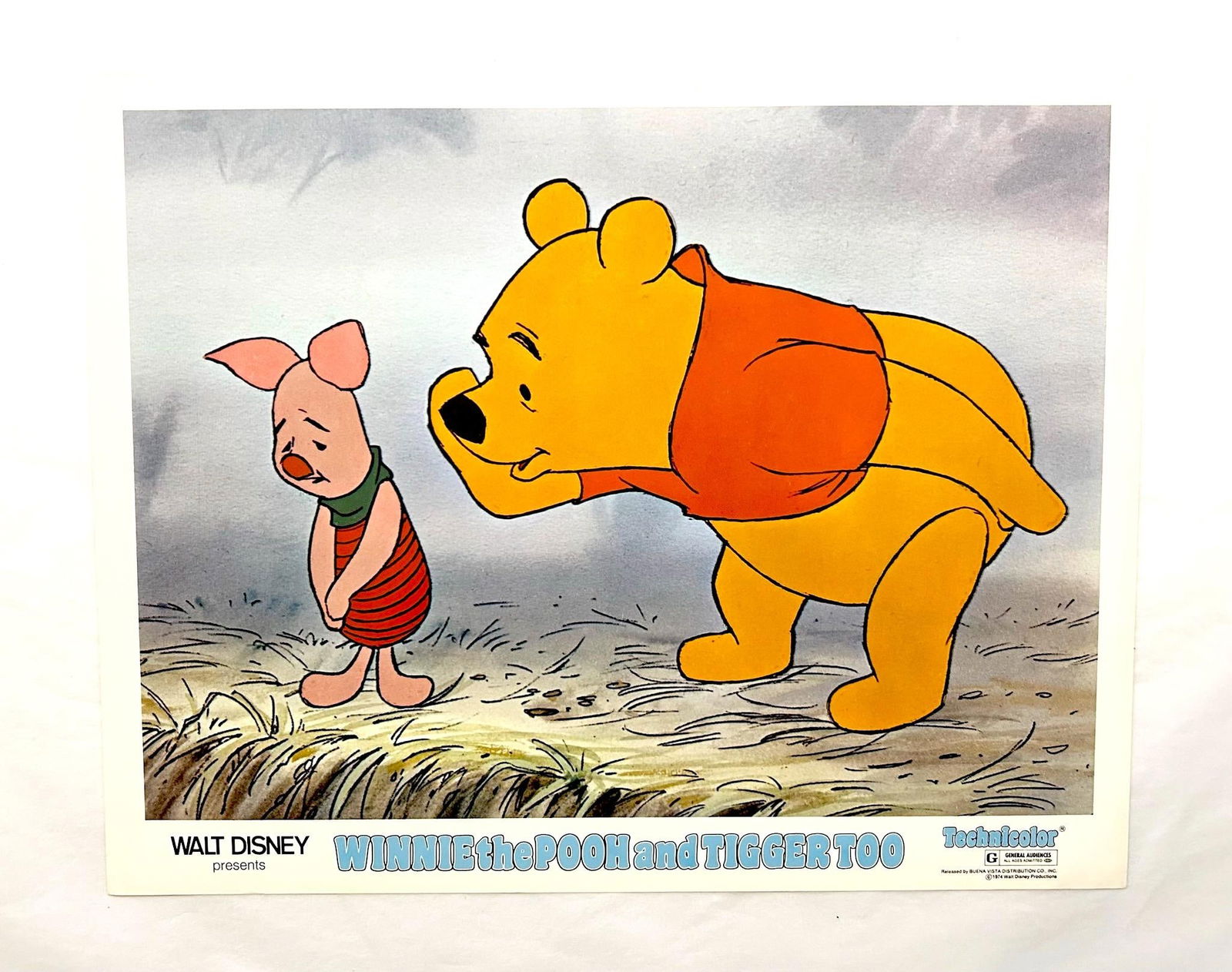Winnie the Pooh And Tiger Too - Original 1974 Lobby Card: 1974: Title: Winnie the Pooh And Tiger Too - Original 1974 Lobby Card: 1974 Description: Winnie the Pooh And Tiger Too - Original 1974 Lobby Card Vintage 1974 Lobby Card: Rabbit is tired of Tigger always bo
