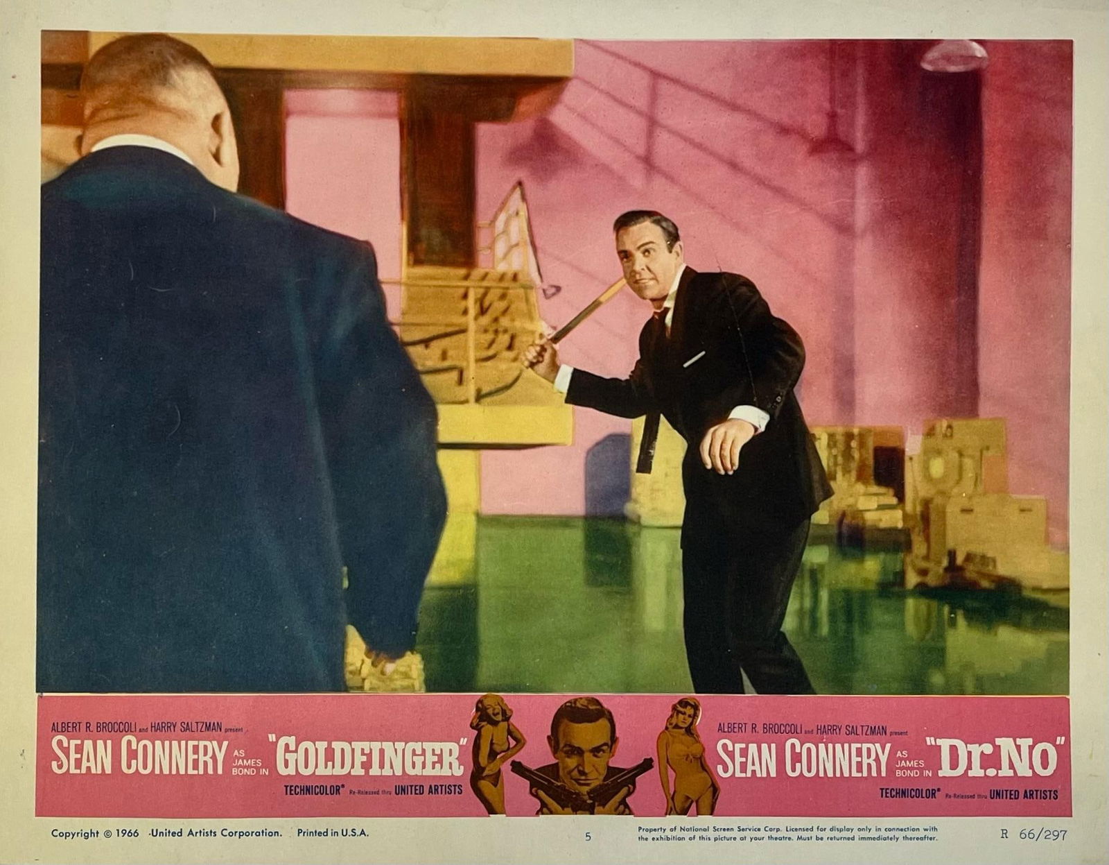 Goldfinger - Original 1964 Lobby Card #5: 1964 - 7