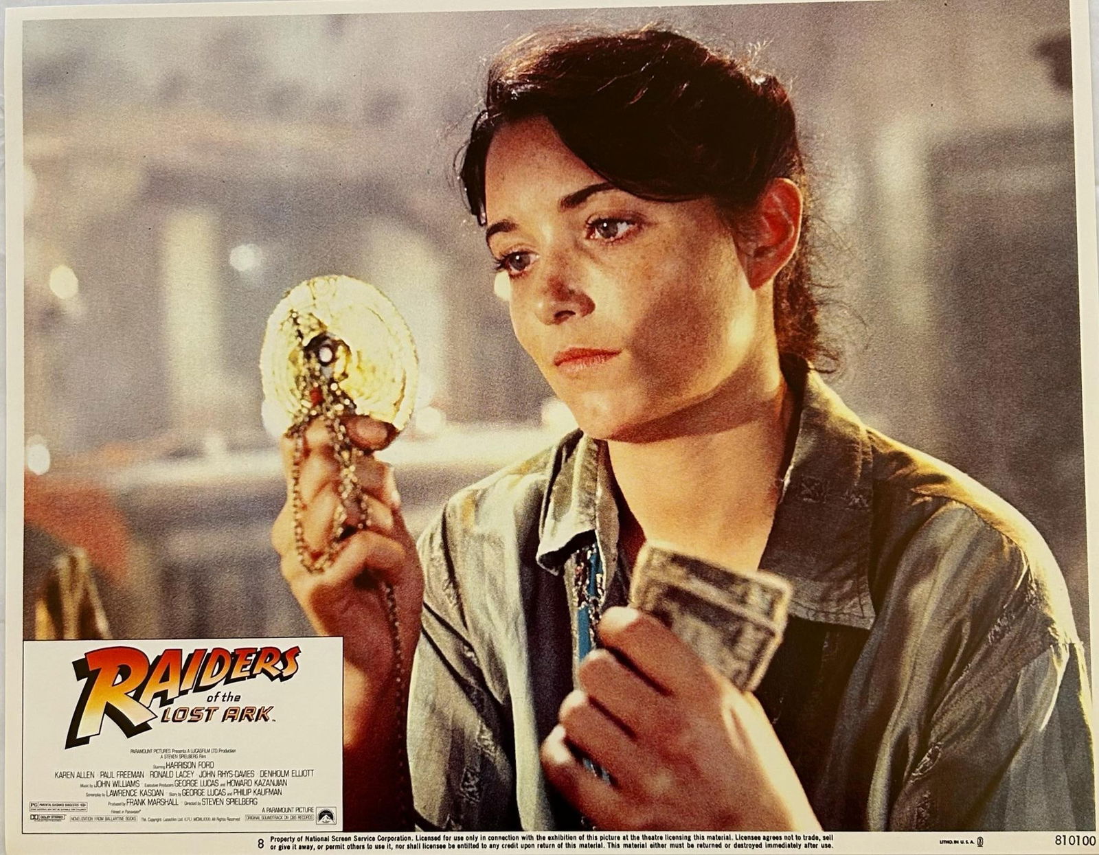 Raiders Of The Lost Ark - Original 1981 Lobby Card #8: 1981 - 7