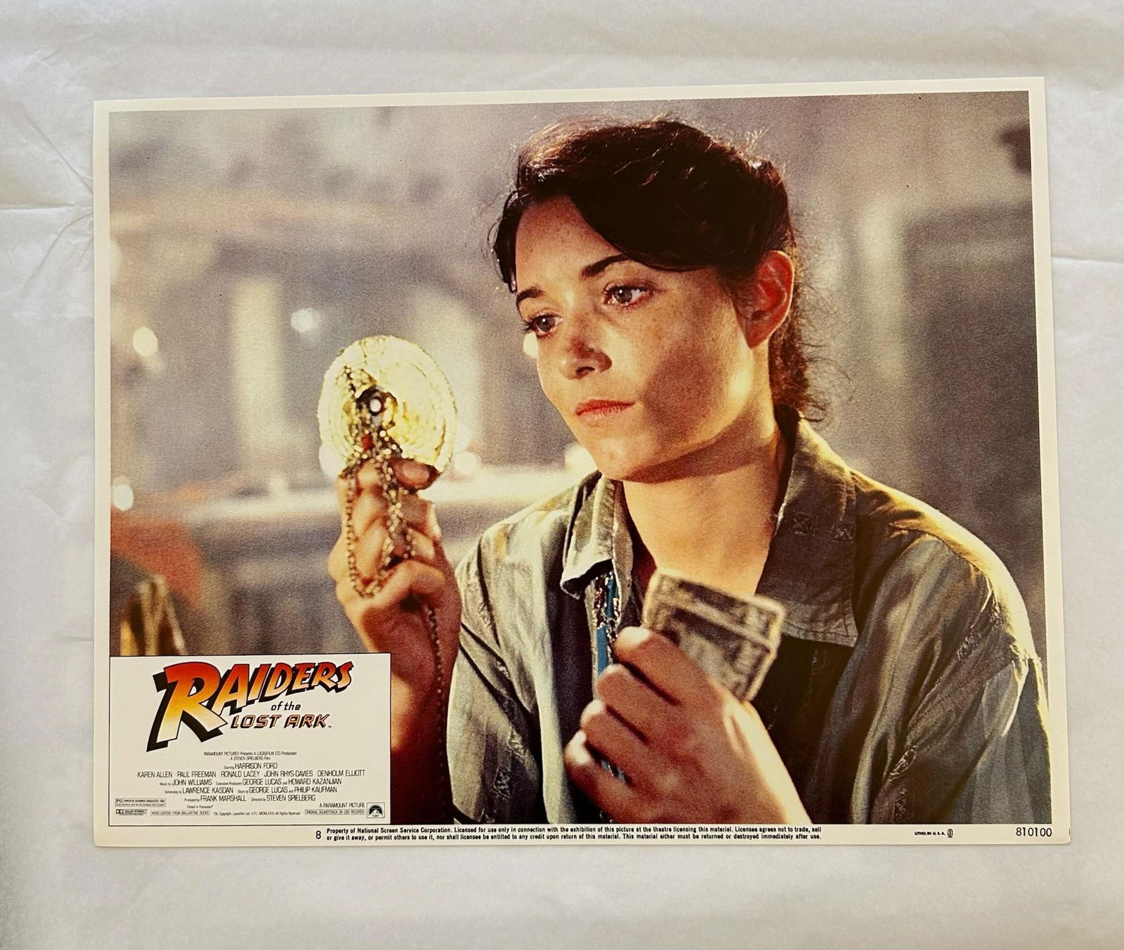 Raiders Of The Lost Ark - Original 1981 Lobby Card #8: 1981 - 9