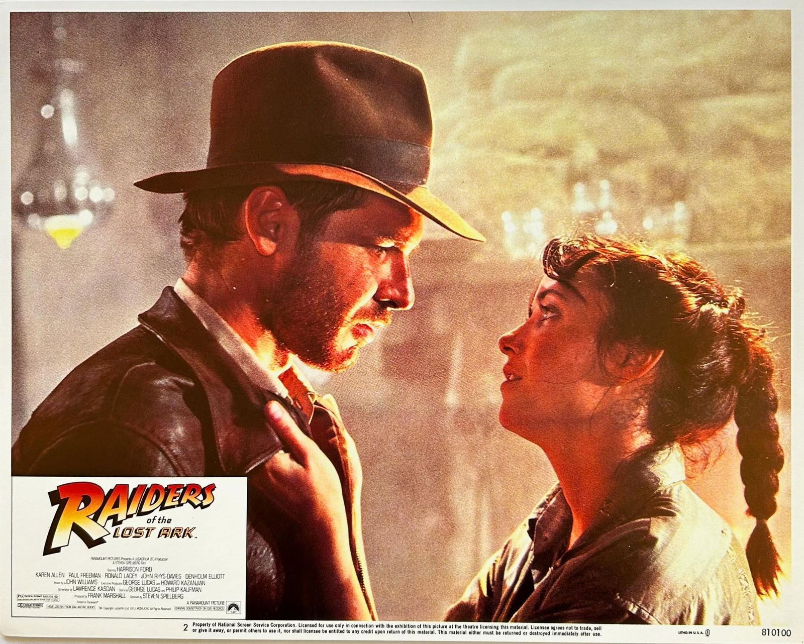 Raiders Of The Lost Ark - Original 1981 Lobby Card #2: 1981 - 7