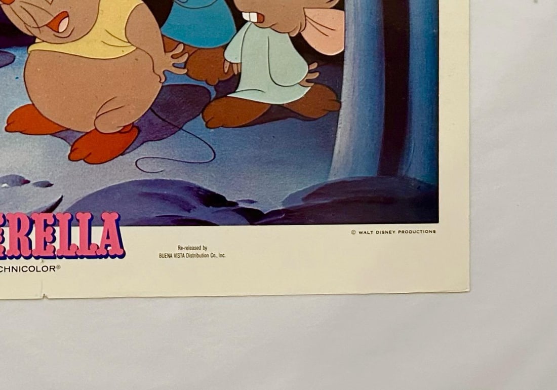 Cinderella - Original 1950 Lobby Card.: 1950 - 2