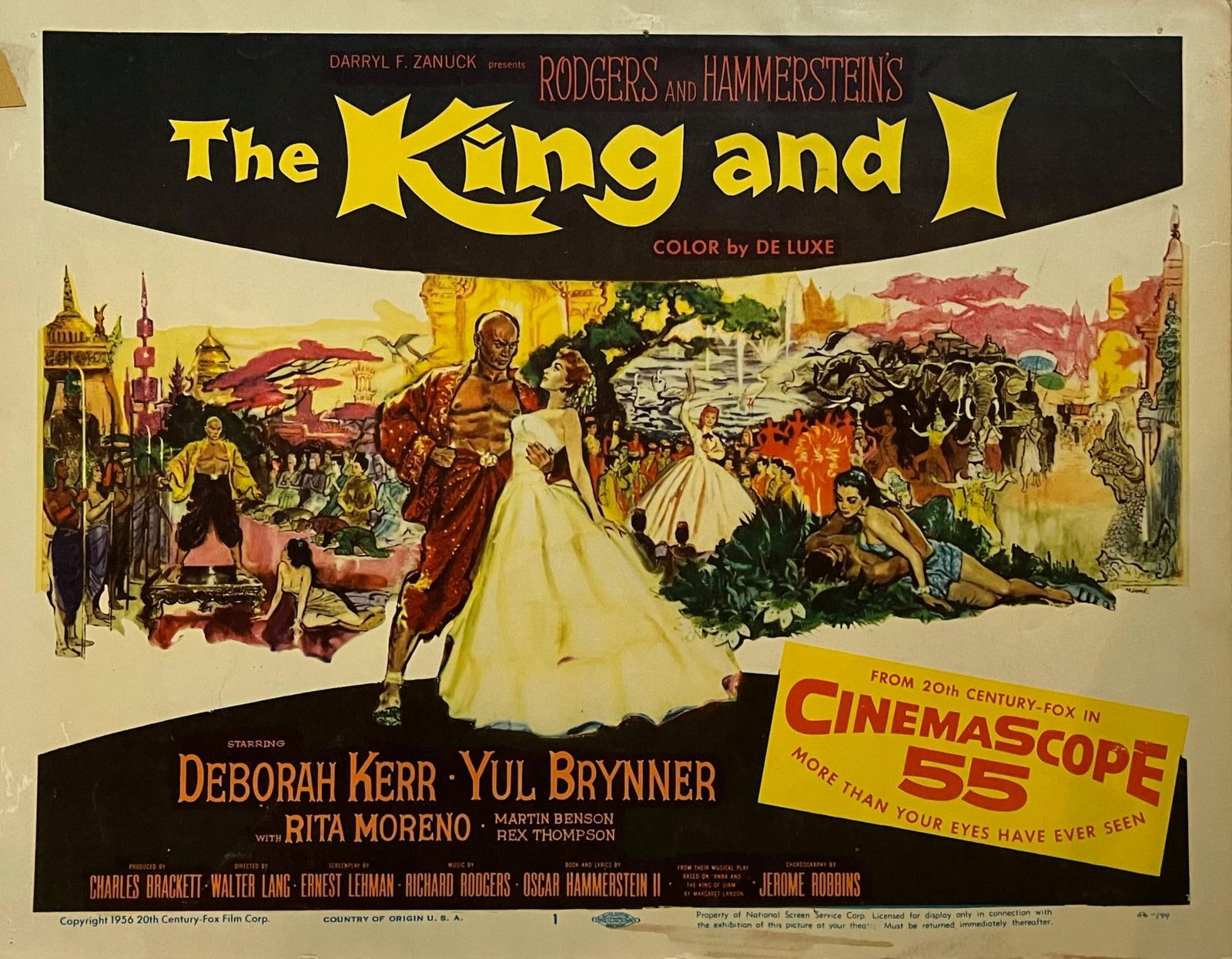 The King and I - Original 1974 Lobby Card #1: 1956 - 2