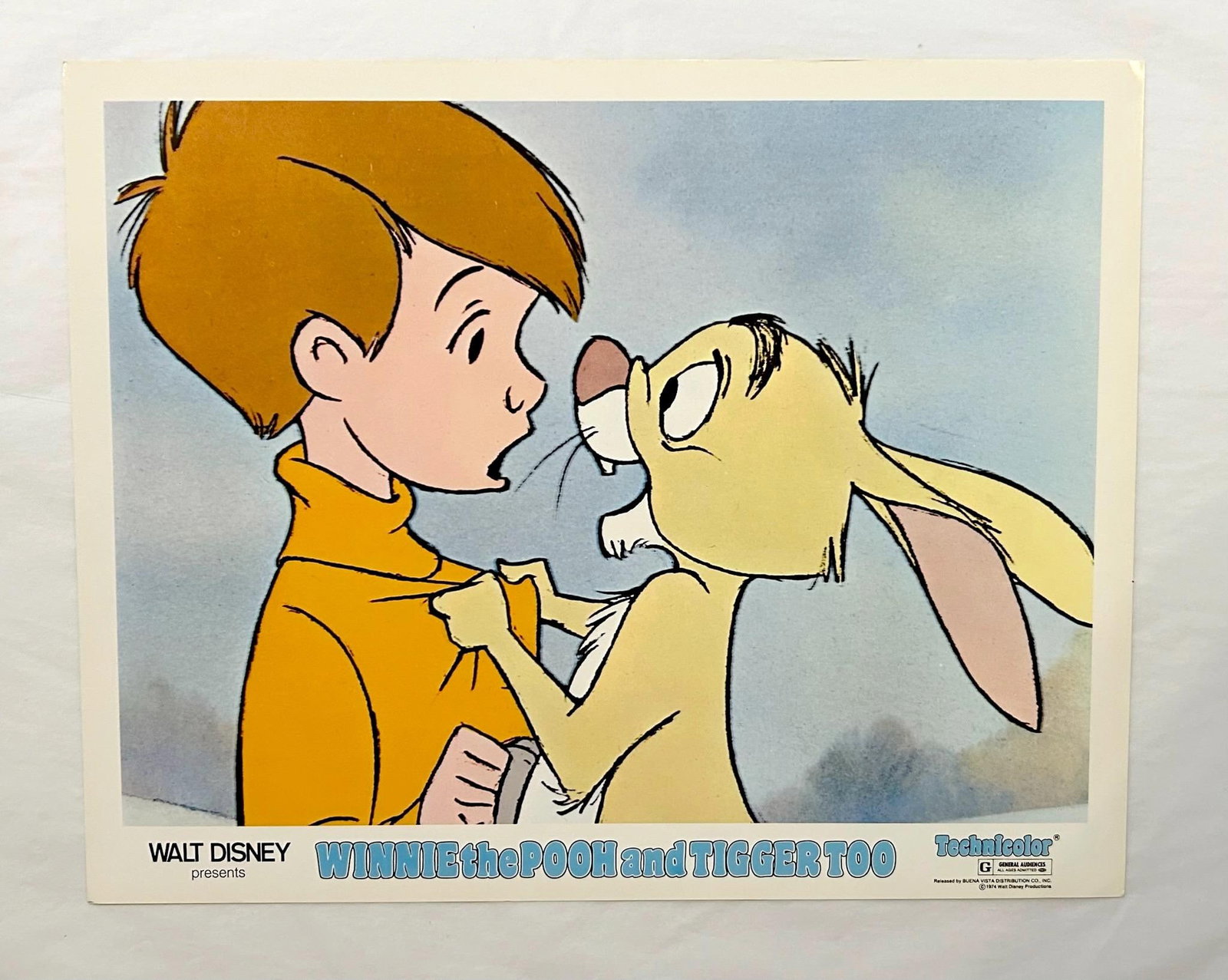 Winnie the Pooh And Tiger Too - Original 1974 Lobby Card: 1974 - 16