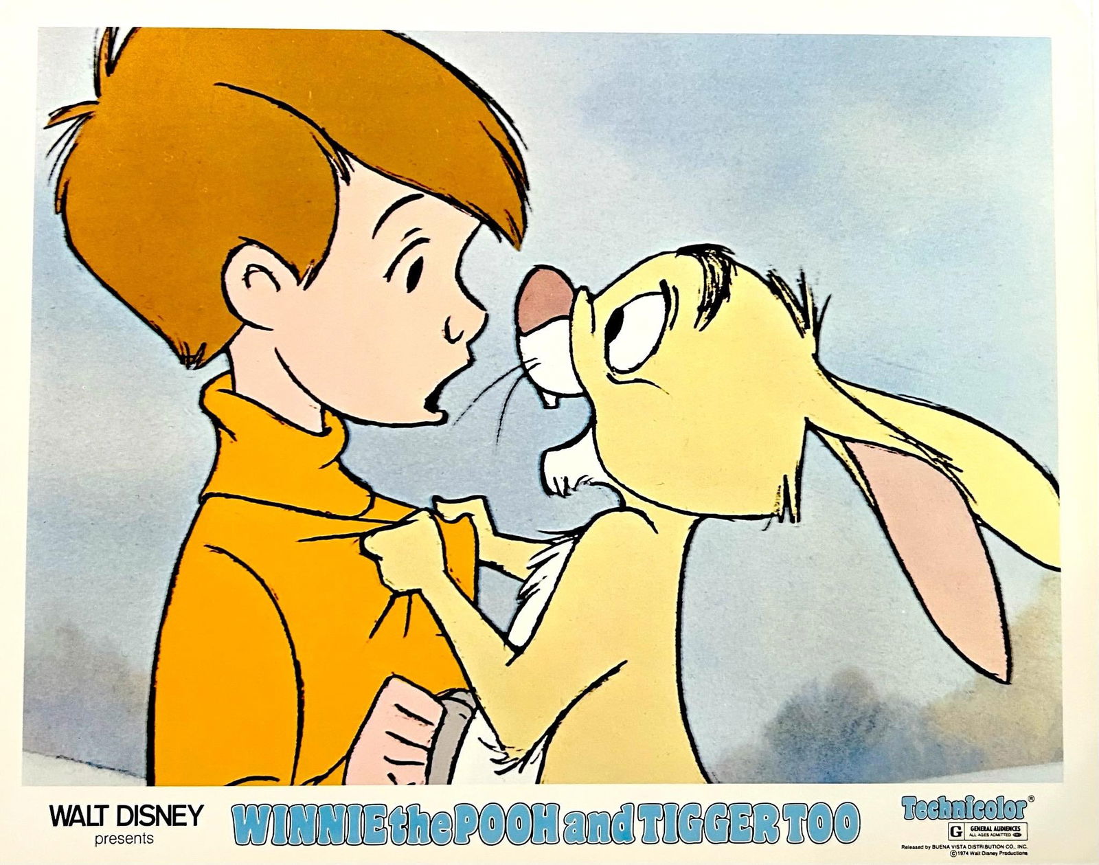 Winnie the Pooh And Tiger Too - Original 1974 Lobby Card: 1974 - 7