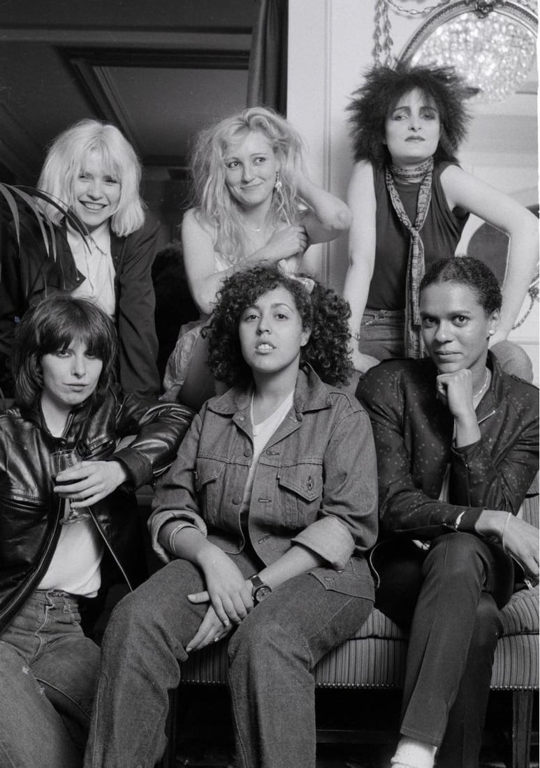 Ladies Tea Party 1980: 1980 (printed later): Title: Ladies Tea Party 1980: 1980 (printed later) Description: © Michael Putland Ladies Tea Party Ladies Tea Party – Debbie Harry of Blondie, Viv Albertine of The Slits, Siouxsie Sioux, Ch