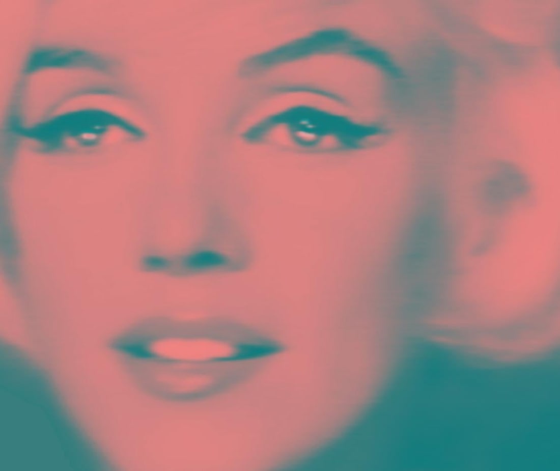 Marilyn Monroe Pink Teal No.5 Oversize Pop Art: 2025 - 3