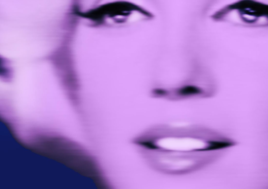 Lavender Marilyn II - Marilyn Monroe Oversize Pop Art: 2025 - 3