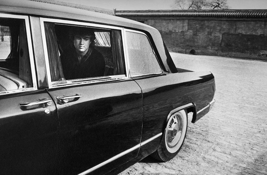 George Michael by Martyn Goddard Signed Limited Edition: 1976 (printed later): Title: George Michael by Martyn Goddard Signed Limited Edition: 1976 (printed later) Description: George Michael George Michael of Wham! In a Chinese Government Limo, at the Forbidden City, Beijing du